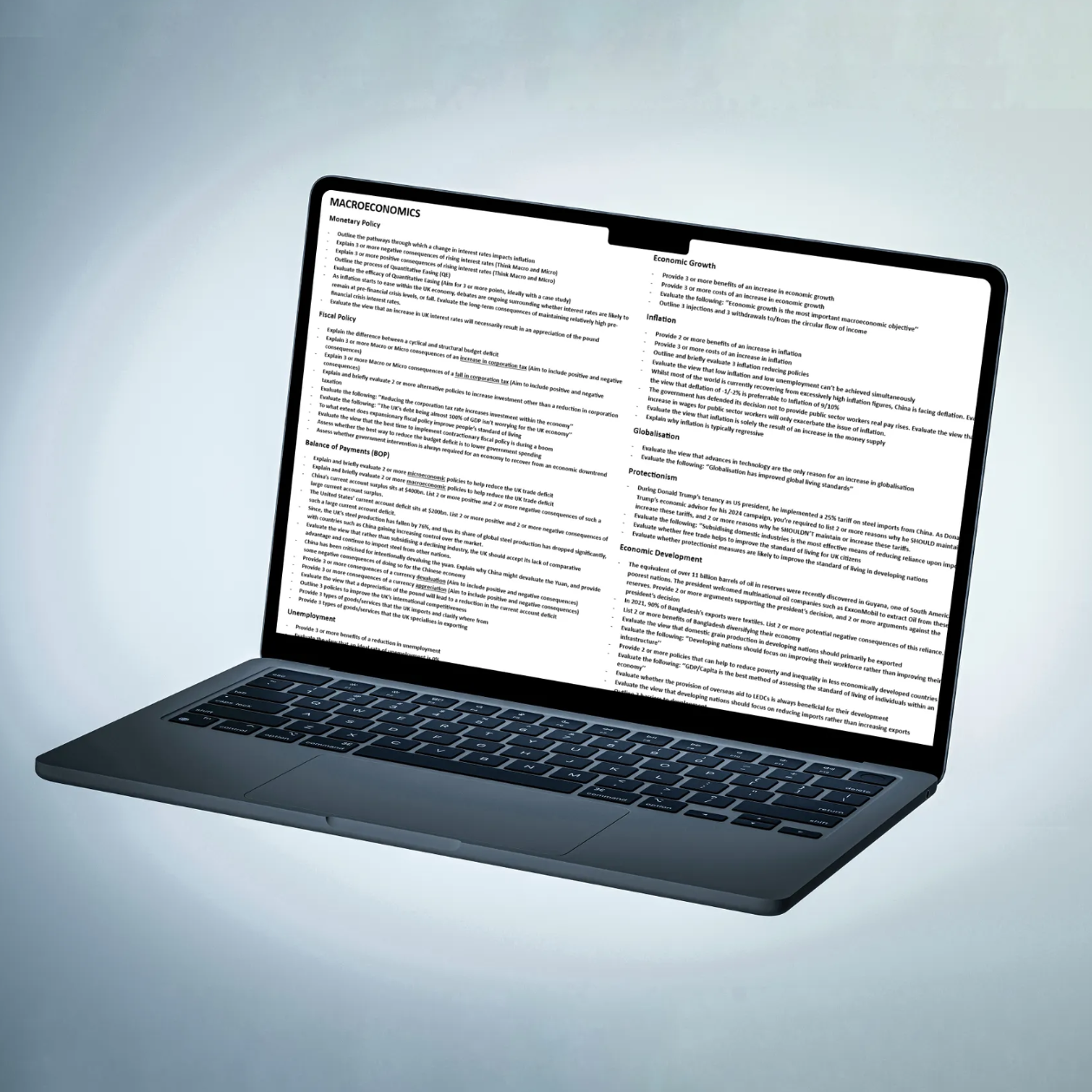 Active Recall Questions (Compact)