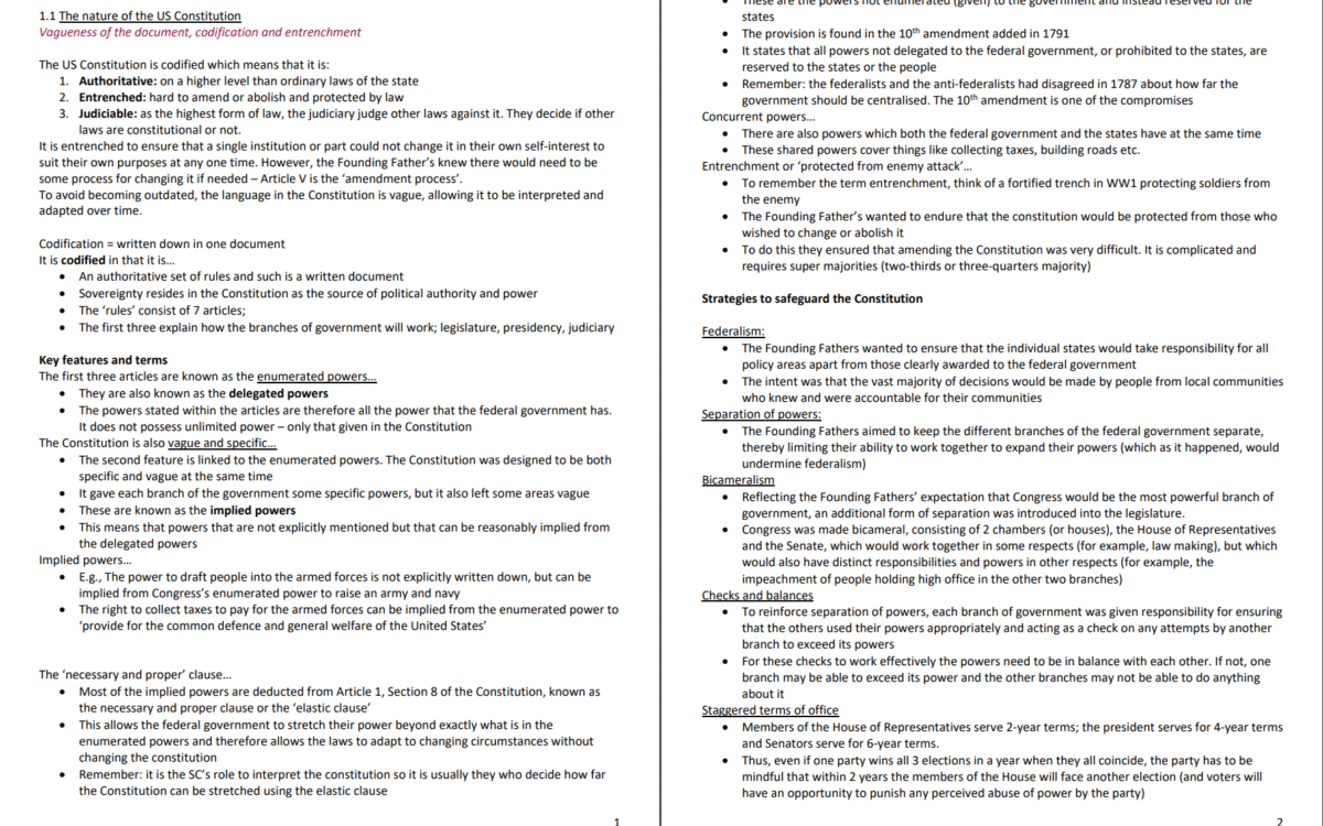 Edexcel Paper 3 Notes