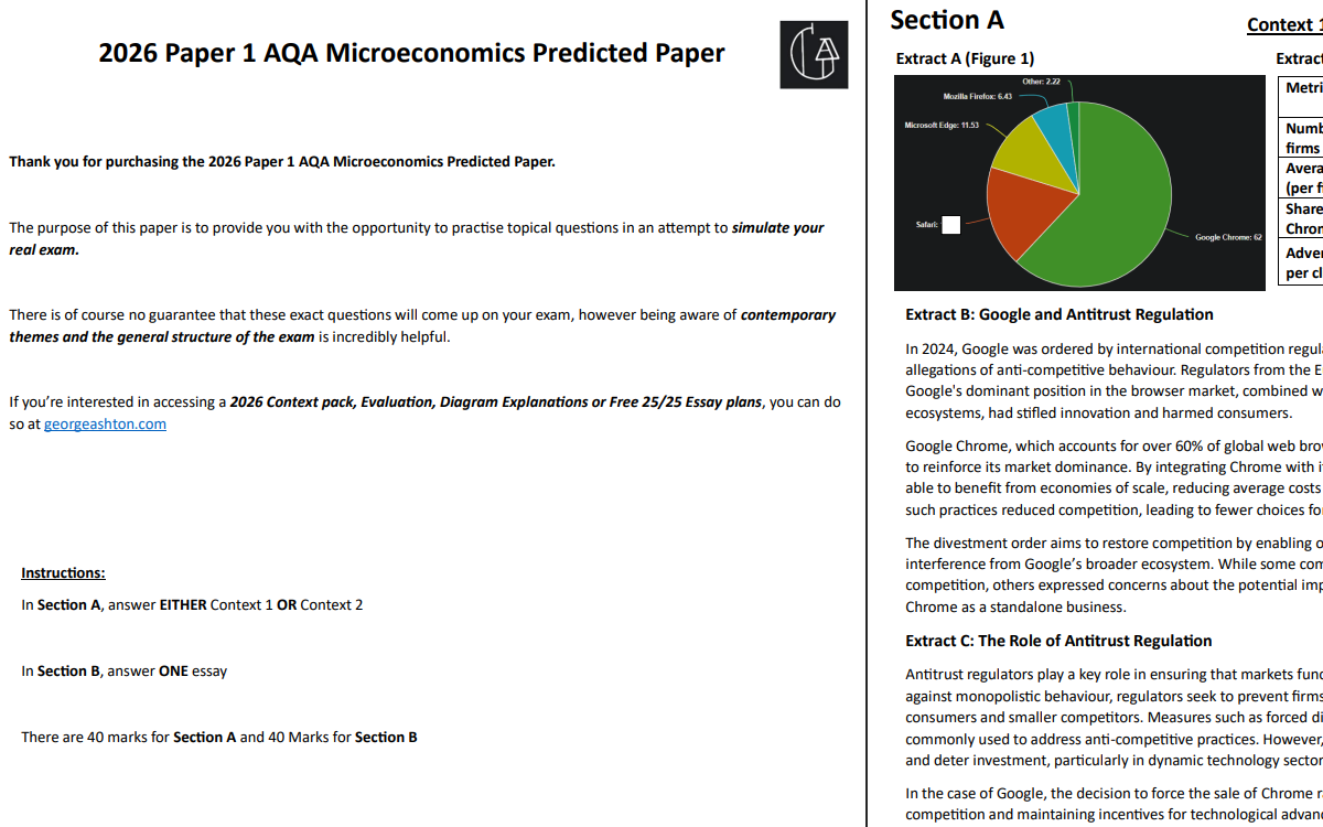 2026 AQA Paper 1 Predicted Paper